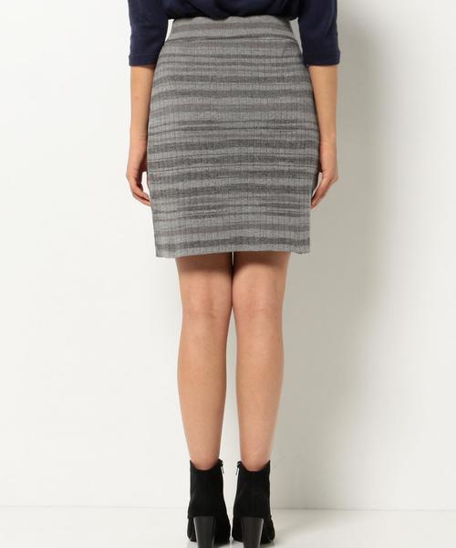 Another Edition（アナザーエディション）の「カラーミックスニットスカート/AEBC COL MIX Knit SK◆（スカート・レディース・グレー/パープル・フリー）」の8枚目の写真