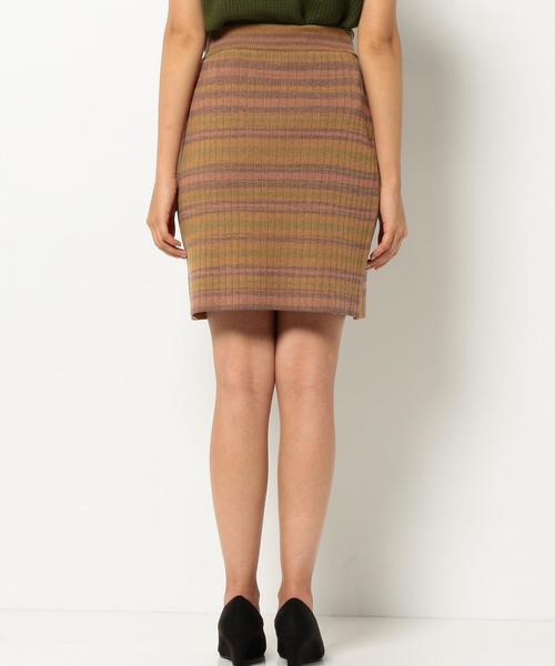 Another Edition（アナザーエディション）の「カラーミックスニットスカート/AEBC COL MIX Knit SK◆（スカート・レディース・グレー/パープル・フリー）」の12枚目の写真