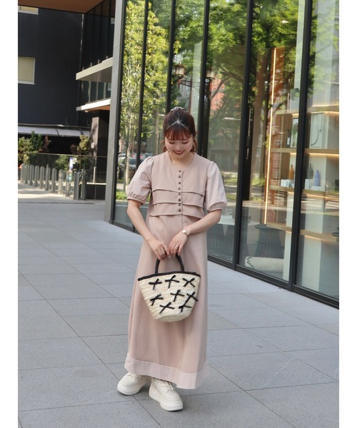 JUMELLE(ジュメロ)の「ribbon straw bag(かごバッグ・レディース・ブラック・FREE)」の10枚目の写真