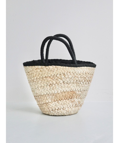 JUMELLE(ジュメロ)の「ribbon straw bag(かごバッグ・レディース・ブラック・FREE)」の22枚目の写真