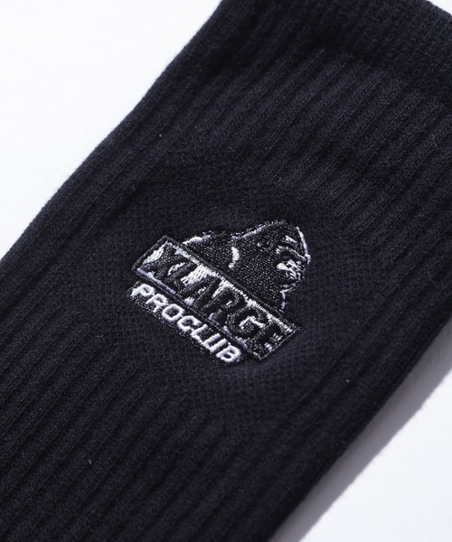 PRO CLUB (プロクラブ)の「XLARGE×PROCLUB 3 PACK SOCKS(ソックス/靴下・メンズ・ブラック/ホワイト/ベージュ・ONE SIZE)」の6枚目の写真