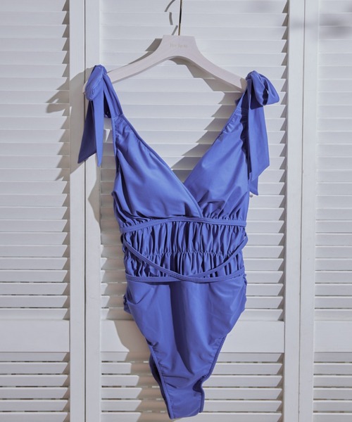 Her lip to 2Way Cut-Out Ribbed Swimwear Her lip to 水着 2Way Cut