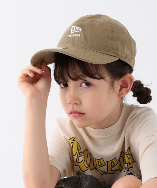 NEW ERA(ニューエラ)の「【NEW ERA(ニューエラ)】9TWENTY(KIDS)(キャップ・キッズ・ベージュ/ブラック・FREE)」の1枚目の写真