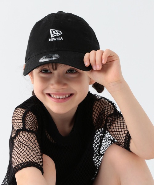NEW ERA(ニューエラ)の「【NEW ERA(ニューエラ)】9TWENTY(KIDS)(キャップ・キッズ・ベージュ/ブラック・FREE)」の2枚目の写真
