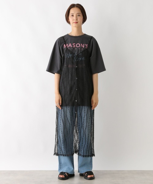 LEPSIM（レプシィム）の「レースレイヤードキャミワンピース　128397（ワンピース・レディース・オフホワイト/ブラック・FREE）」の14枚目の写真