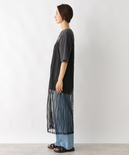 LEPSIM（レプシィム）の「レースレイヤードキャミワンピース　128397（ワンピース・レディース・オフホワイト/ブラック・FREE）」の15枚目の写真