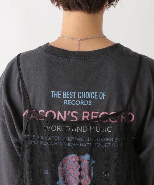 LEPSIM（レプシィム）の「レースレイヤードキャミワンピース　128397（ワンピース・レディース・オフホワイト/ブラック・FREE）」の20枚目の写真