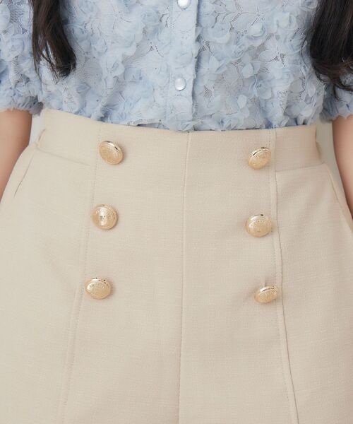 ems excite（エムズエキサイト）の「ツイードW釦SPT（その他パンツ・レディース・ブラック/ベージュ/ピンク・FREE）」の10枚目の写真