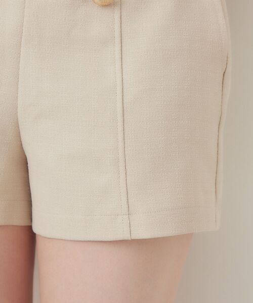 ems excite（エムズエキサイト）の「ツイードW釦SPT（その他パンツ・レディース・ブラック/ベージュ/ピンク・FREE）」の5枚目の写真