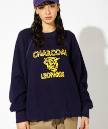 ＜26SS新色追加＞【ORIGINAL Charcoal × Americana】Leopards スウェット / ロゴ / クルーネック【オリジナル チャコール × アメリカーナ】コラボレーション