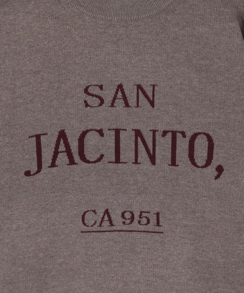 Grand PARK（グランドパーク）の「ジャガード配色ロゴニット（ニット/セーター・レディース・ブラウン/ネイビー/ライトグレー・FREE）」の12枚目の写真