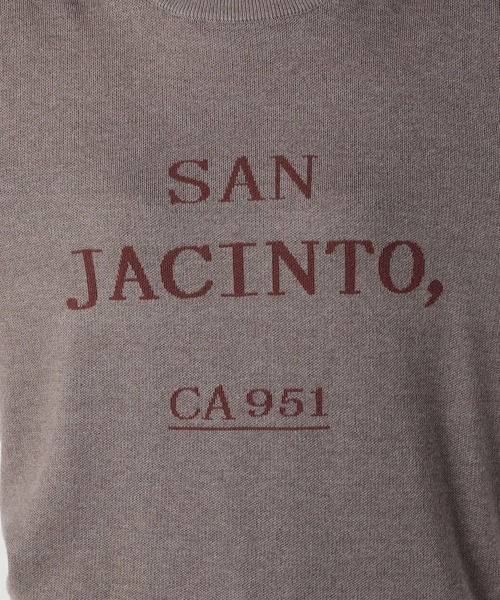 Grand PARK（グランドパーク）の「ジャガード配色ロゴニット（ニット/セーター・レディース・ブラウン/ネイビー/ライトグレー・FREE）」の19枚目の写真