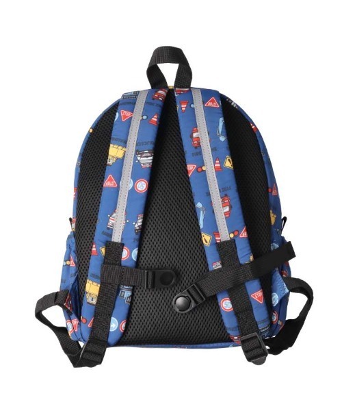 Kids Foret(キッズフォーレ)の「プードル・働く車総柄撥水ボンディングリュック(バックパック/リュック・キッズ・ピンク/ブルー/ライトベージュ/グリーン・M/L)」の10枚目の写真