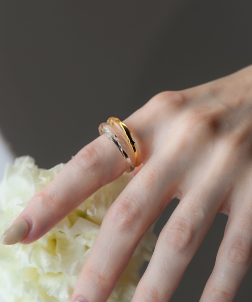 muku（ムク）の「ニュアンスクリアリング（リング・レディース・シルバー/ゴールド・13）」の2枚目の写真