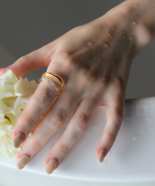 muku（ムク）の「ニュアンスクリアリング（リング・レディース・シルバー/ゴールド・13）」の5枚目の写真