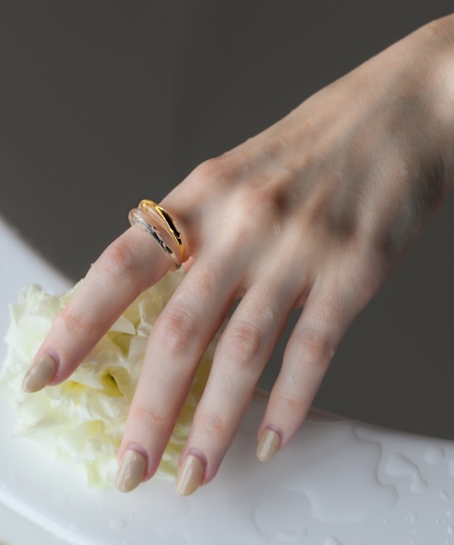 muku（ムク）の「ニュアンスクリアリング（リング・レディース・シルバー/ゴールド・13）」の6枚目の写真