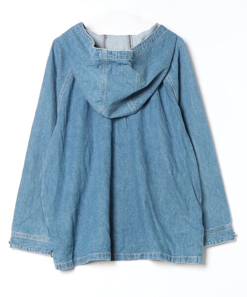 FRAMeWORK（フレームワーク）の「プルオーバーパーカー【Leeコラボ】（パーカー・レディース・ブルー・FREE）」の2枚目の写真