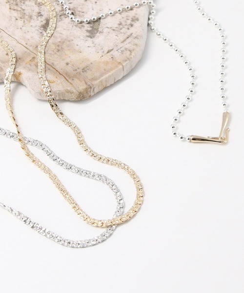 Gready Brilliant（グレディブリリアン）の「ビスマルクチェーンネックレス（ネックレス・レディース・ゴールド/シルバー・FREE）」の3枚目の写真