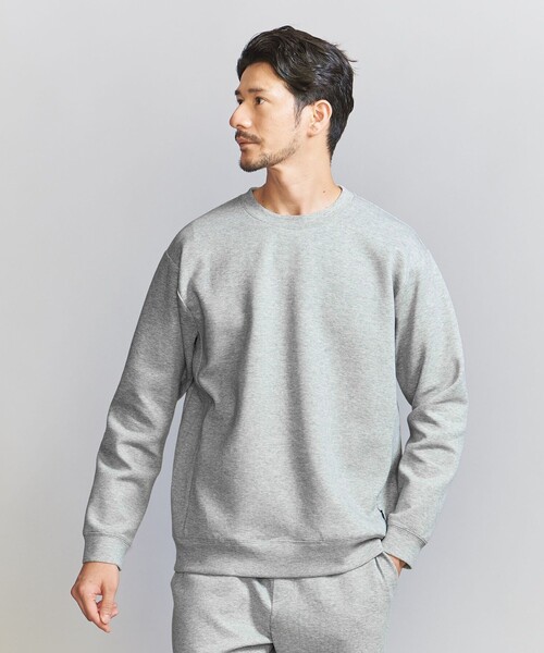 BEAUTY&YOUTH UNITED ARROWS(ビューティーアンドユースユナイテッドアローズ)の「【WEB限定 WARDROBE SMART】ダブルニット クルーネック スウェット/セットアップ対応(スウェット・メンズ・グレー/オリーブ/ブラック/ロイヤルブルー/ダークグレー/ナチュラル・XL/L/M/S)」の12枚目の写真