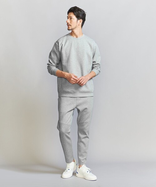 BEAUTY&YOUTH UNITED ARROWS(ビューティーアンドユースユナイテッドアローズ)の「【WEB限定 WARDROBE SMART】ダブルニット クルーネック スウェット/セットアップ対応(スウェット・メンズ・グレー/オリーブ/ブラック/ロイヤルブルー/ダークグレー/ナチュラル・XL/L/M/S)」の16枚目の写真