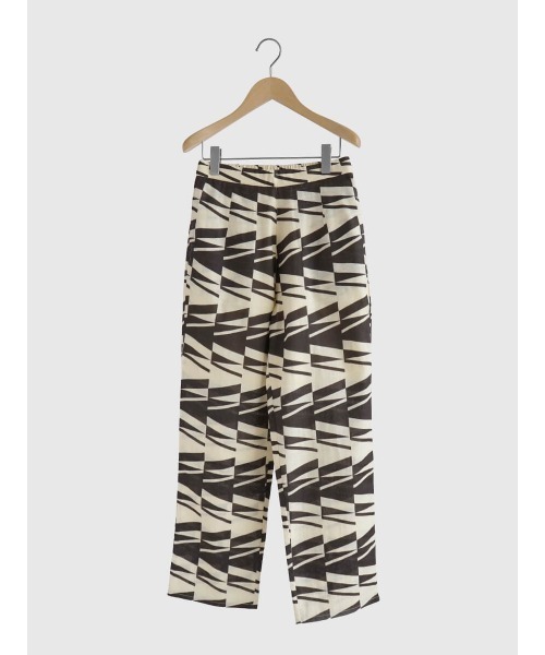 FIKA.(フィーカ)の「Geometric wide pants(その他パンツ・レディース・ライム/ブラック・MEDIUM)」の5枚目の写真