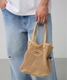 AZUL by moussy（アズールバイマウジー）の「カギ編ミミニトートバッグ（ショルダーバッグ・メンズ）」