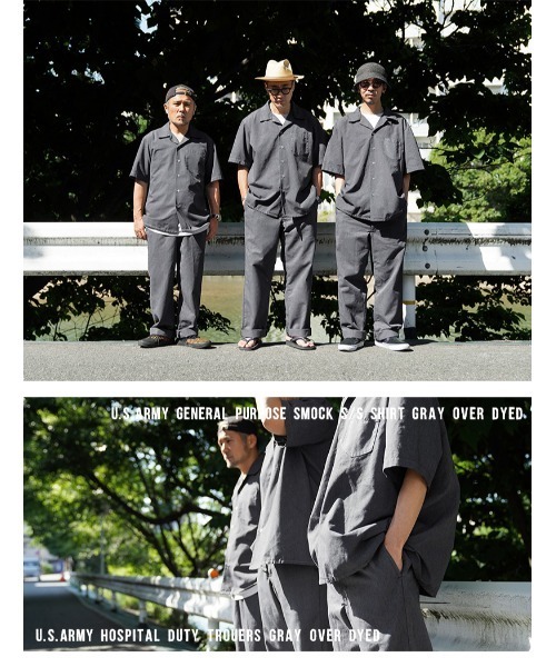 実物 新品 米軍 GENERAL PURPOSE SMOCK GRAY染め 実物 新品 デッドストック 米軍 GENERAL PURPOSE SMOCK ショート