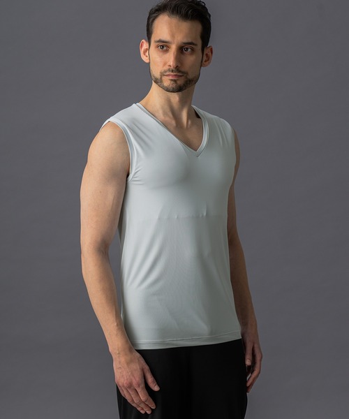 KEEPGUARD】乳首透け防止Tシャツ（ノースリーブタイプ