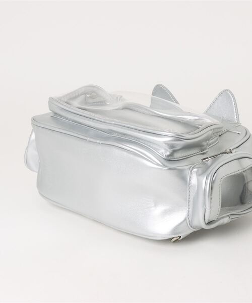 SPINNS（スピンズ）の「ねこ耳ショルダーバッグ（ショルダーバッグ・メンズ・シルバー/ブラック・ONESIZE）」の4枚目の写真