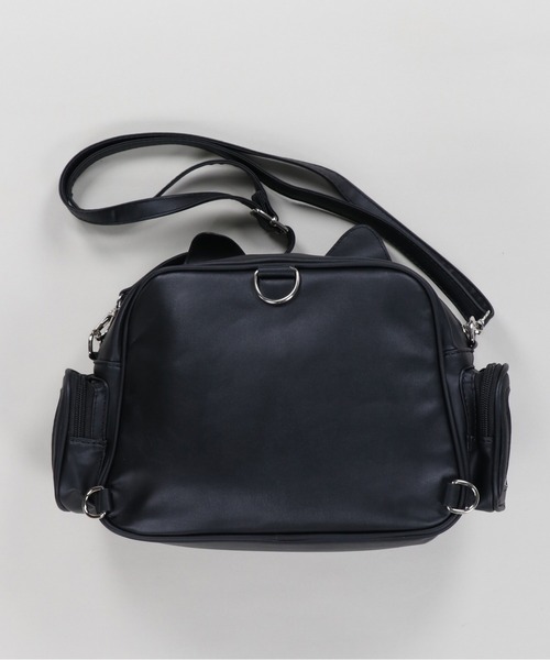 SPINNS（スピンズ）の「ねこ耳ショルダーバッグ（ショルダーバッグ・メンズ・シルバー/ブラック・ONESIZE）」の10枚目の写真