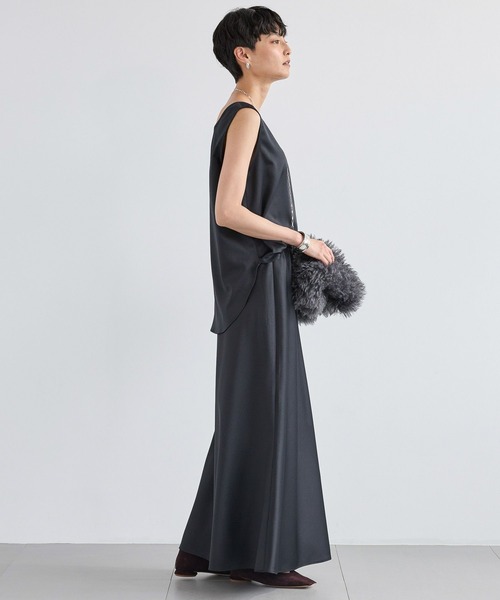 BARNYARDSTORM（バンヤードストーム）の「BARNYARDSTORM / サテンタンク / マシンウォッシャブル（タンクトップ・レディース・モカ/ブラック・FREE）」の12枚目の写真