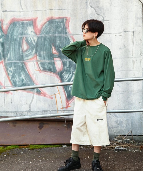 セール】【THRASHER】 バックプリント 長袖 Tシャツ / ロンT（Tシャツ