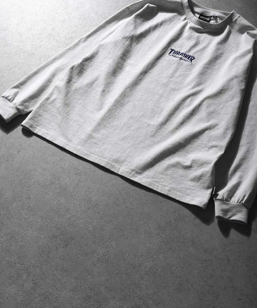 THRASHER（スラッシャー）の「【THRASHER】 バックプリント 長袖 Tシャツ / ロンT（Tシャツ/カットソー・メンズ・グリーン/ホワイト/グレー/ブラック・LARGE/MEDIUM）」の18枚目の写真