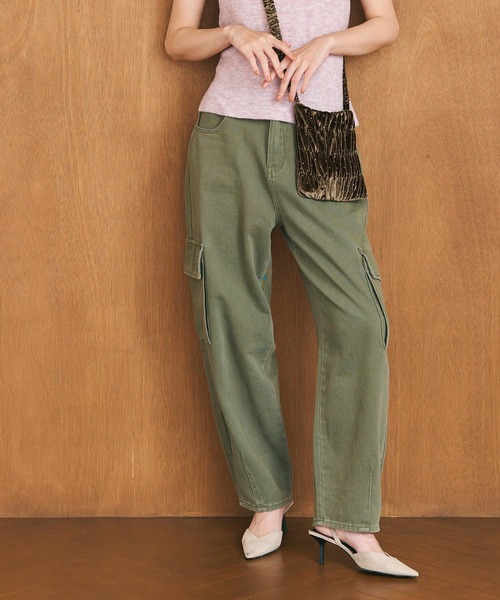 coca（coca）（コカ）の「ラインストーン ベロアショルダーバッグ（ショルダーバッグ・レディース・ブラウン/ブラック・ONE SIZE）」の12枚目の写真