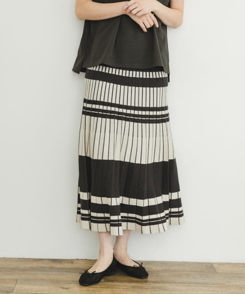 セール】プリーツニットスカート（スカート）｜ITEMS URBANRESEARCH