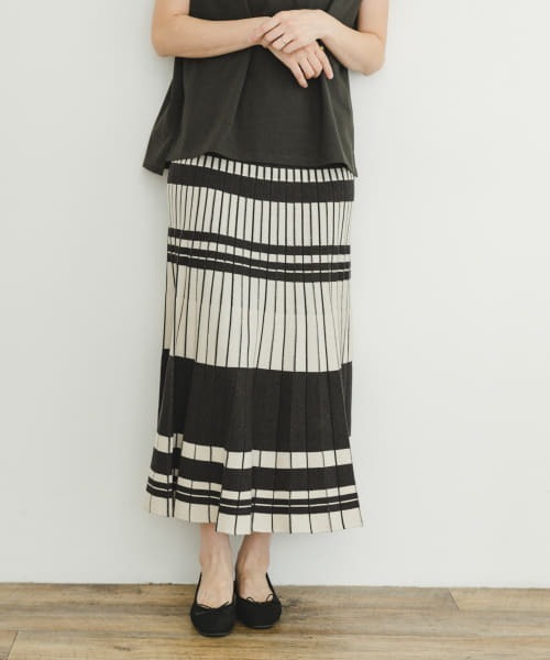 セール】プリーツニットスカート（スカート）｜ITEMS URBANRESEARCH