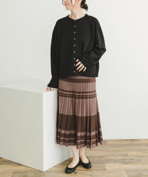 セール】プリーツニットスカート（スカート）｜ITEMS URBANRESEARCH