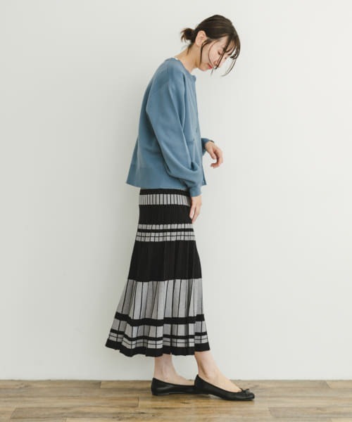 ITEMS URBANRESEARCH(アイテムズ アーバンリサーチ)の「プリーツニットスカート(スカート・レディース・その他/ブラウン/モカ・-/FREE)」の15枚目の写真