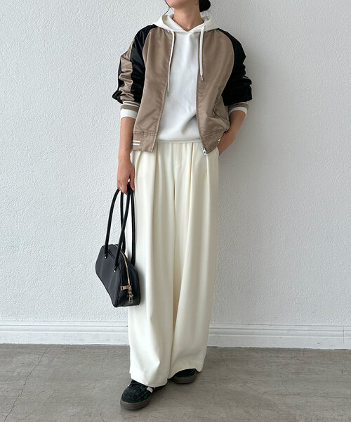 RIVE DROITE（リヴドロワ）の「【MONN.:.(モン)】ジャンパー（ブルゾン・レディース・ベージュ/ブラウン・FREE）」の11枚目の写真