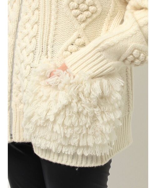 セール】ケーブルジップブルゾン（ブルゾン）｜ELENDEEK（エレン  