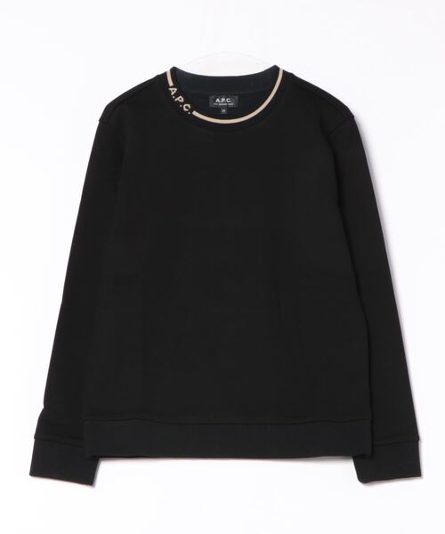 A.P.C.（アーペーセー）の「SWEAT EARL  24A（スウェット・メンズ・ブラウン系その他/ブラック・XS/S/M/L）」の2枚目の写真