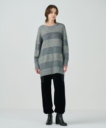 GRACE CLASS（グレースクラス）の「ラメボーダーニットトップ（ニット/セーター）」