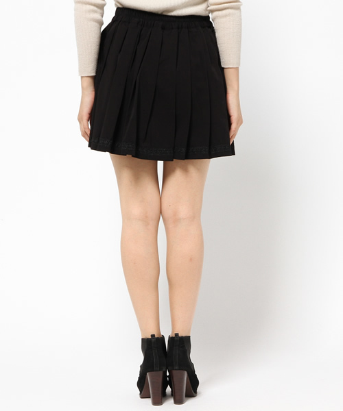 axes femme（アクシーズファム）の「刺繍入りプリーツキュロット（その他パンツ・レディース・ベージュ/ダークグリーン/ブラック・MEDIUM）」の6枚目の写真