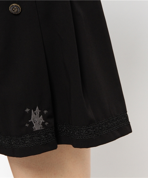 axes femme（アクシーズファム）の「刺繍入りプリーツキュロット（その他パンツ・レディース・ベージュ/ダークグリーン/ブラック・MEDIUM）」の9枚目の写真