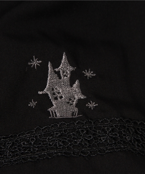 axes femme（アクシーズファム）の「刺繍入りプリーツキュロット（その他パンツ・レディース・ベージュ/ダークグリーン/ブラック・MEDIUM）」の10枚目の写真