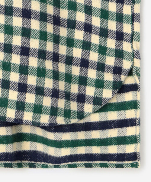 GALLEGO DESPORTES（ギャレゴデスポート）の「GALLEGO DESPORTES | 〈別注〉コットン バンドカラーシャツ CHECK MEN（シャツ/ブラウス・メンズ・グリーン系その他・L/M）」の7枚目の写真