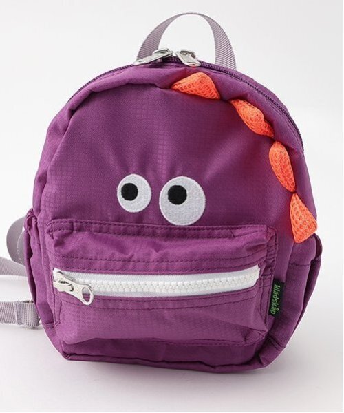 kladskap（クレードスコープ）の「恐竜2wayバッグ（バックパック/リュック・キッズ・カーキ/パープル・FREE）」の6枚目の写真