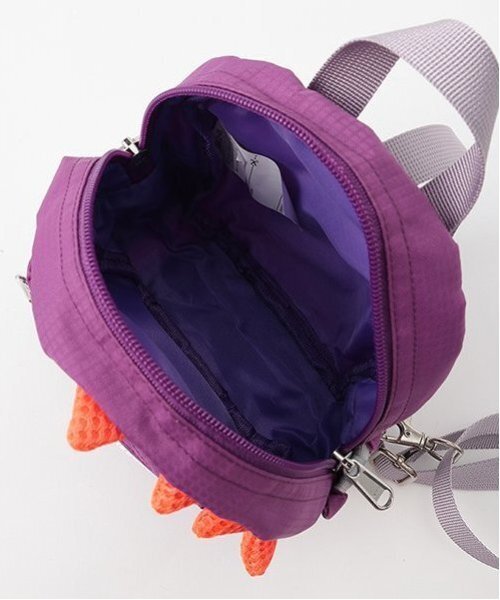 kladskap（クレードスコープ）の「恐竜2wayバッグ（バックパック/リュック・キッズ・カーキ/パープル・FREE）」の13枚目の写真