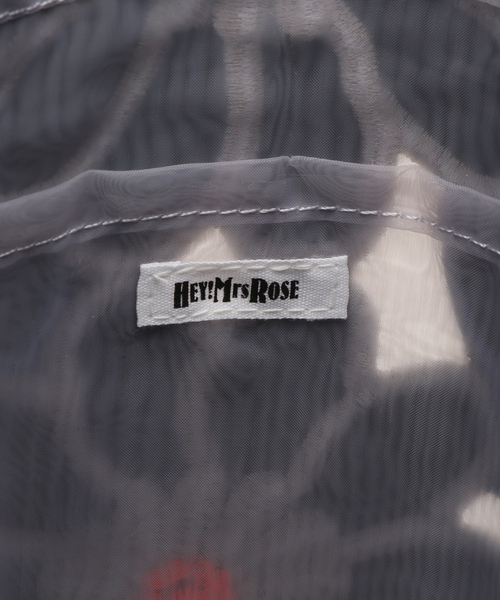 JOINT WORKS(ジョイントワークス)の「HEY! Mrs ROSE/ヘイ!ミセスローズ フラワーシシュウトート 212-140501(トートバッグ・レディース・ブラック/シルバー/ホワイト・FREE)」の13枚目の写真