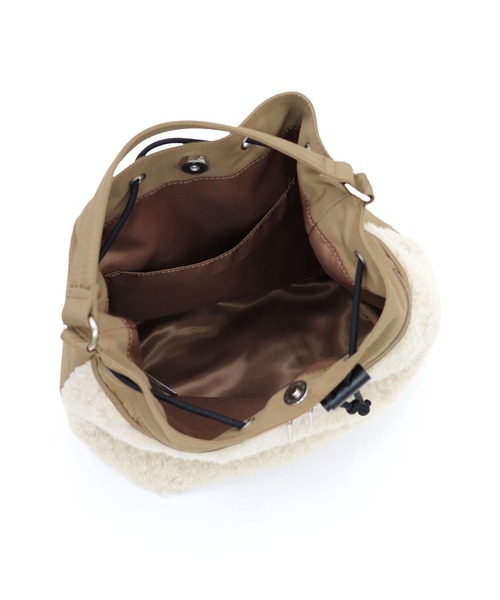 T・S・L（ティーエスエル）の「ボア2wayショルダーバッグ（ショルダーバッグ・レディース・チャコールグレー/レオパード/ベージュ・FREE）」の10枚目の写真